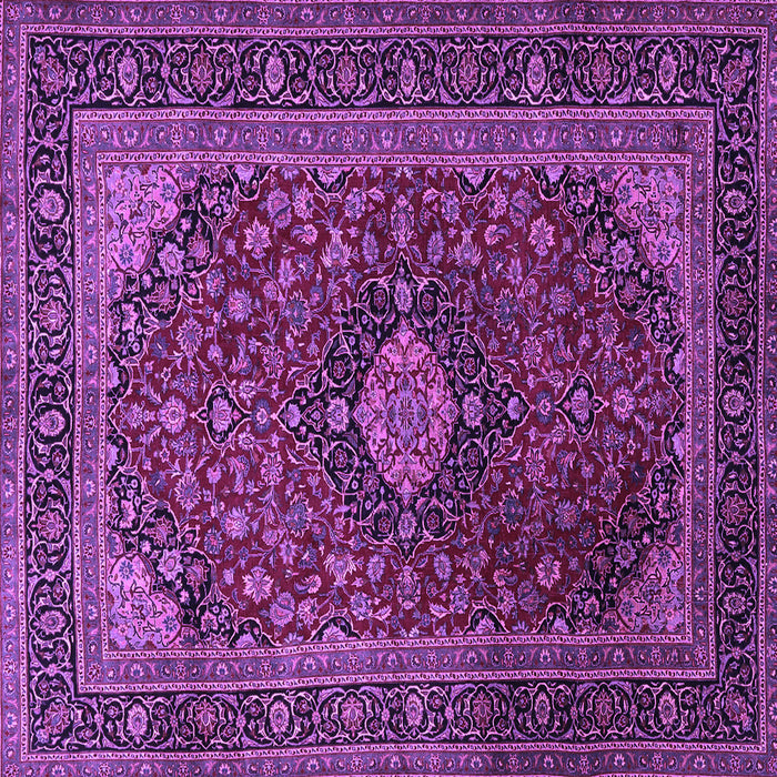 Square Persian Purple Traditional Rug, tr1926pur