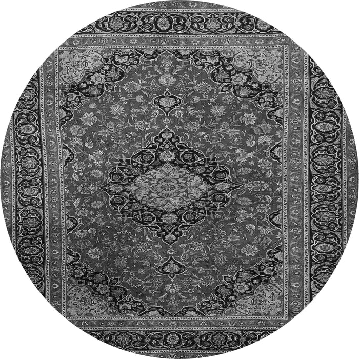 Square Persian Gray Traditional Rug, tr1926gry