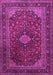 Machine Washable Persian Pink Traditional Rug, wshtr1926pnk