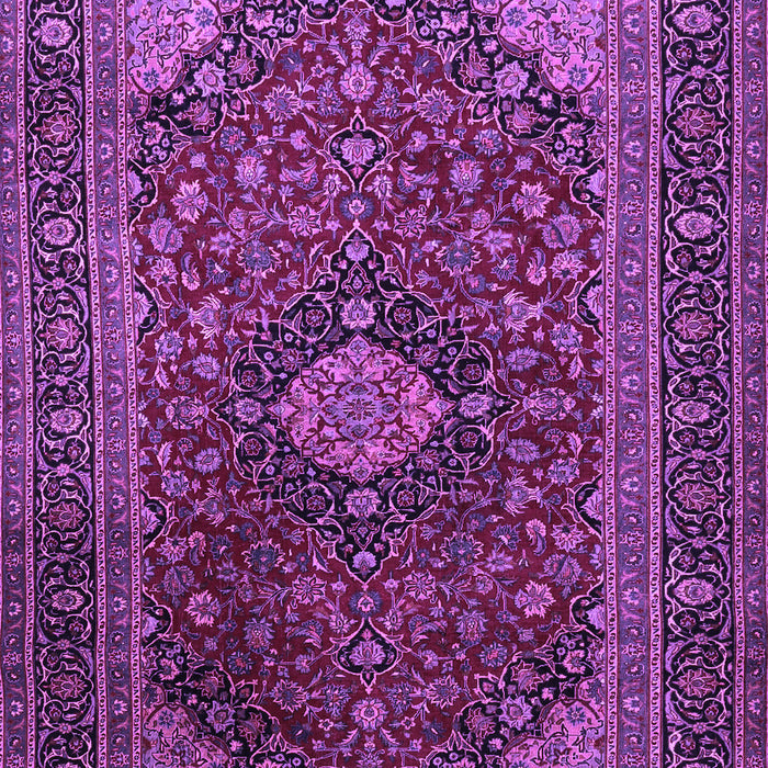 Machine Washable Persian Purple Traditional Area Rugs, wshtr1926pur