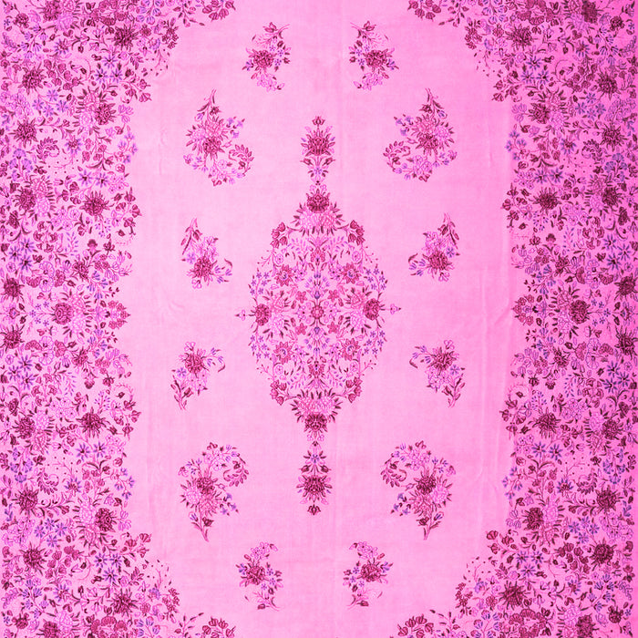 Medallion Pink Traditional Rug, tr1927pnk