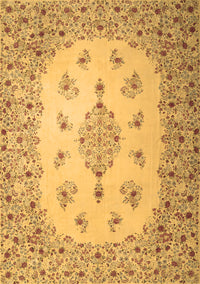 Medallion Brown Traditional Rug, tr1927brn