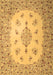 Medallion Brown Traditional Rug, tr1927brn