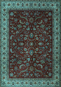 Persian Light Blue Traditional Rug, tr1928lblu