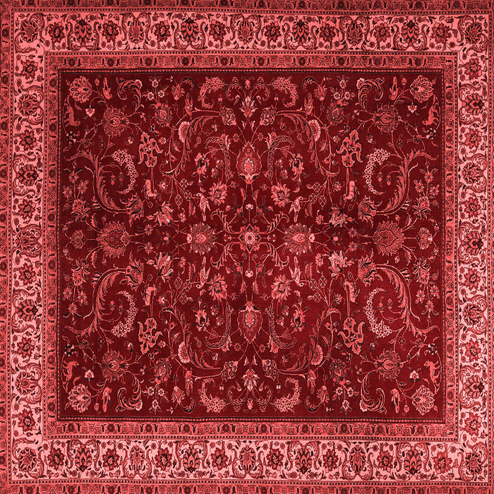 Machine Washable Persian Red Traditional Rug, wshtr1928red