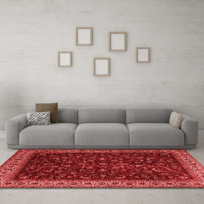 Traditional Red Washable Rugs