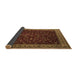 Sideview of Persian Brown Traditional Rug, tr1928brn