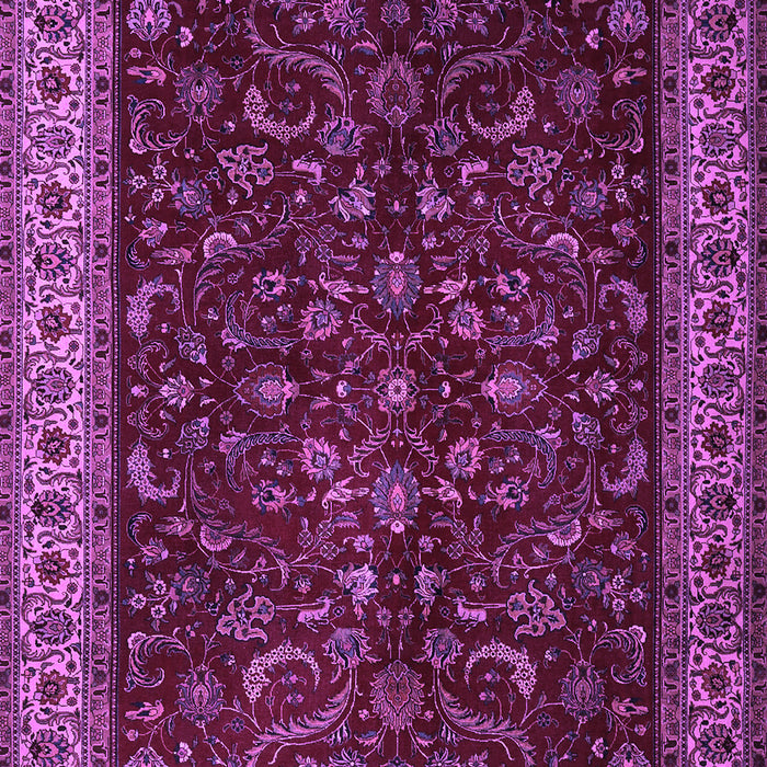 Machine Washable Persian Purple Traditional Area Rugs, wshtr1928pur
