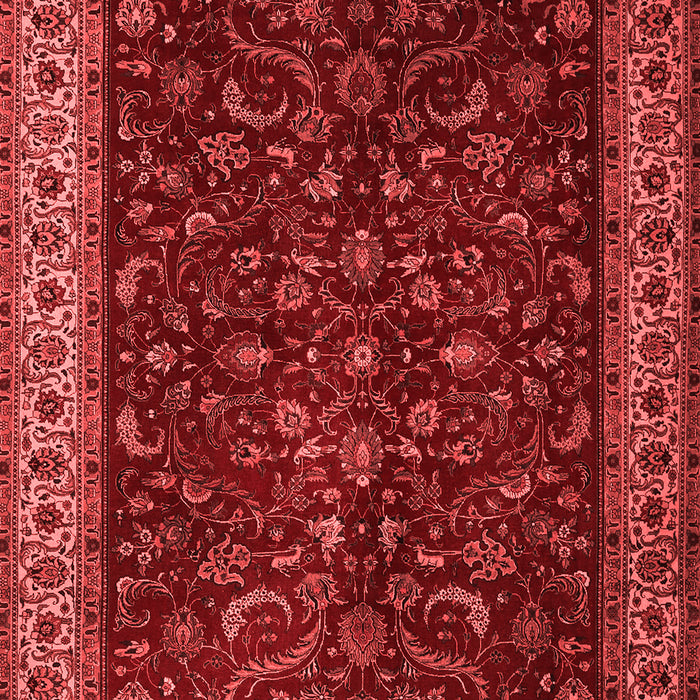 Machine Washable Persian Red Traditional Rug, wshtr1928red