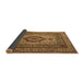 Sideview of Medallion Brown Traditional Rug, tr1929brn