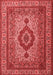 Medallion Red Traditional Area Rugs