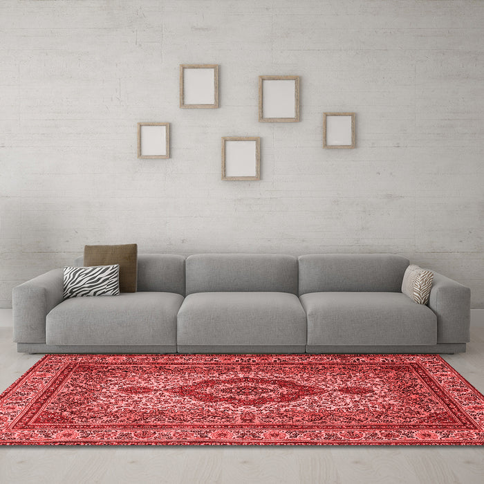 Traditional Red Washable Rugs