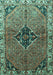 Persian Turquoise Traditional Rug, tr192turq