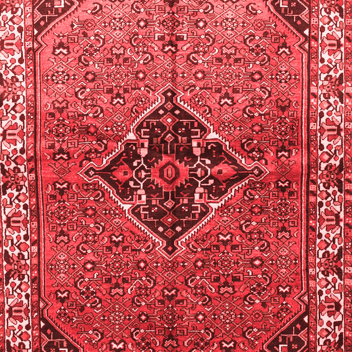Machine Washable Persian Red Traditional Rug, wshtr192red