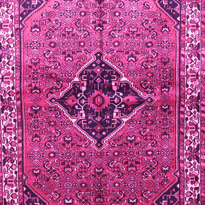 Machine Washable Persian Pink Traditional Rug, wshtr192pnk