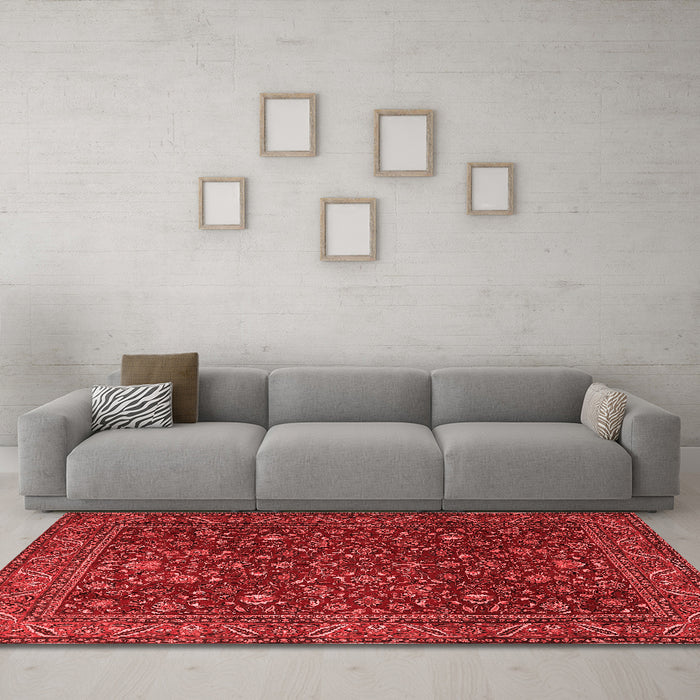 Traditional Red Washable Rugs