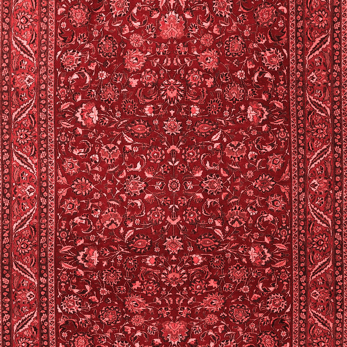 Machine Washable Persian Red Traditional Rug, wshtr1930red