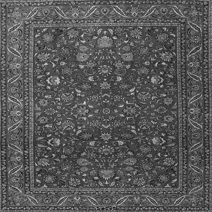 Serging Thickness of Persian Gray Traditional Rug, tr1930gry
