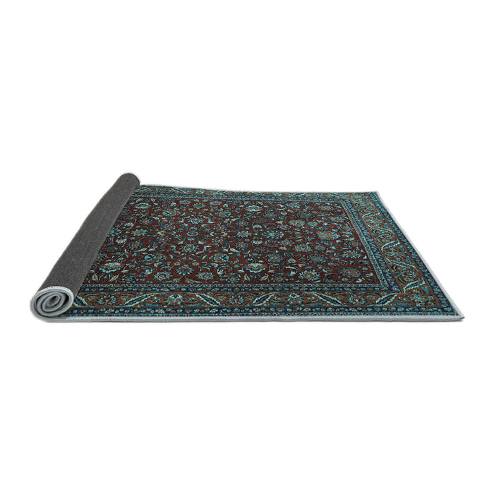 Sideview of Persian Light Blue Traditional Rug, tr1930lblu
