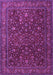 Machine Washable Persian Purple Traditional Area Rugs, wshtr1930pur