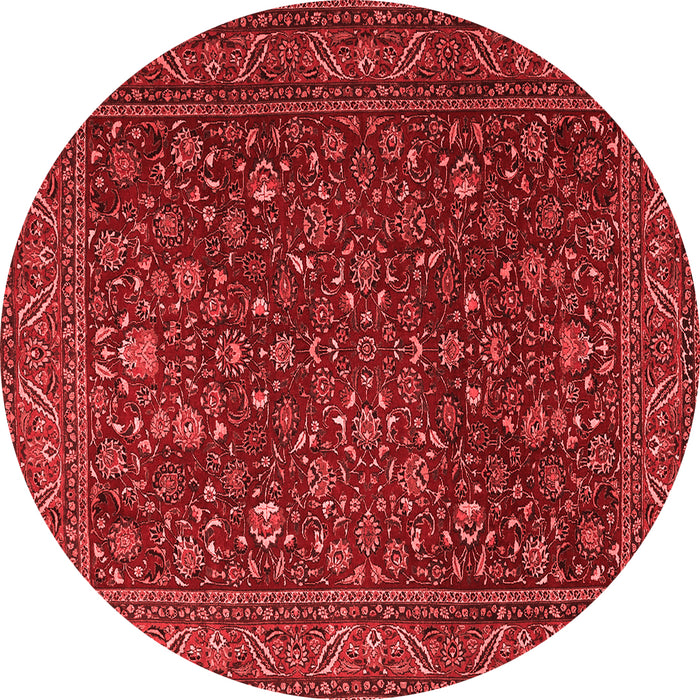Machine Washable Persian Red Traditional Rug, wshtr1930red
