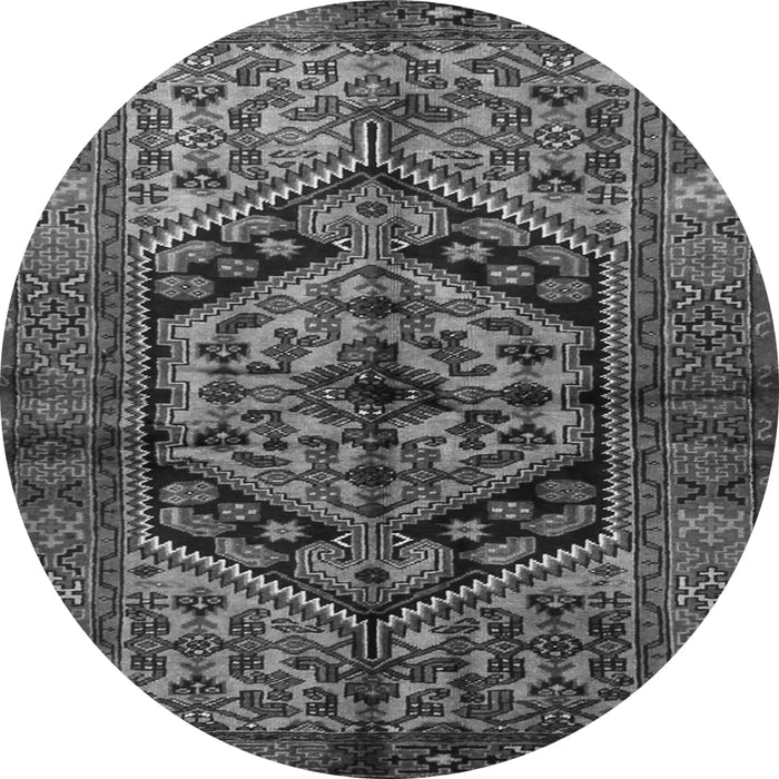 Machine Washable Persian Gray Traditional Rug, wshtr1931gry