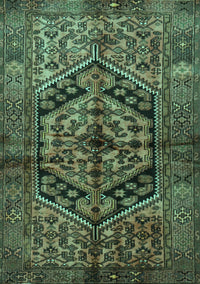 Persian Turquoise Traditional Rug, tr1931turq