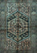 Machine Washable Persian Light Blue Traditional Rug, wshtr1931lblu