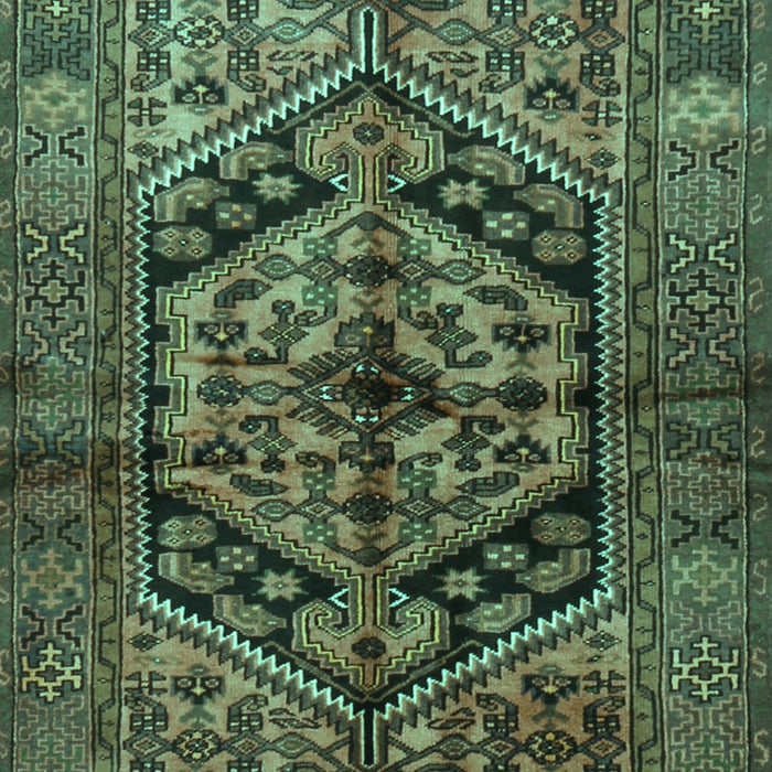 Machine Washable Persian Turquoise Traditional Area Rugs, wshtr1931turq