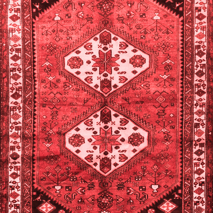 Machine Washable Persian Red Traditional Rug, wshtr1932red