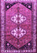 Machine Washable Persian Purple Traditional Area Rugs, wshtr1932pur