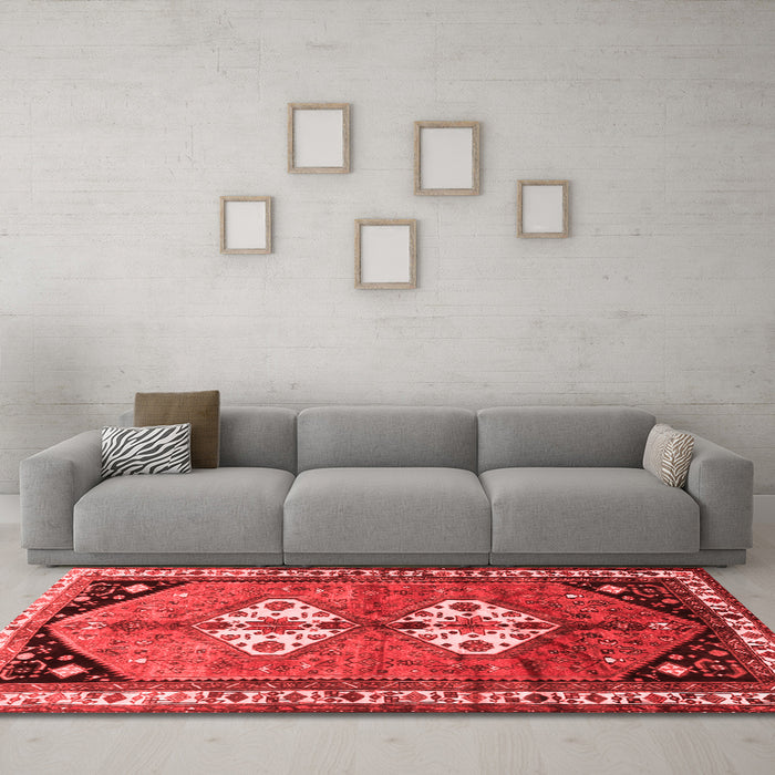 Traditional Red Washable Rugs