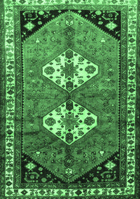 Persian Emerald Green Traditional Rug, tr1932emgrn