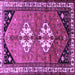 Square Machine Washable Persian Purple Traditional Area Rugs, wshtr1932pur