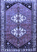 Machine Washable Persian Blue Traditional Rug, wshtr1932blu