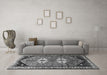 Machine Washable Persian Gray Traditional Rug in a Living Room,, wshtr1932gry