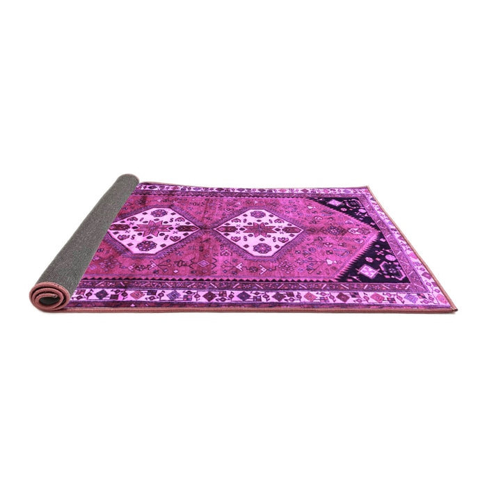 Sideview of Persian Purple Traditional Rug, tr1932pur