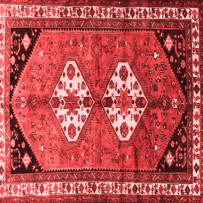Machine Washable Persian Red Traditional Rug, wshtr1932red