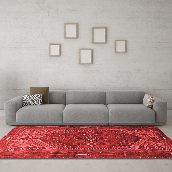 Traditional Red Washable Rugs