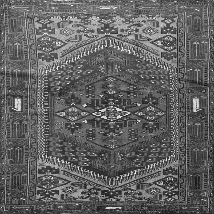 Serging Thickness of Persian Gray Traditional Rug, tr1933gry