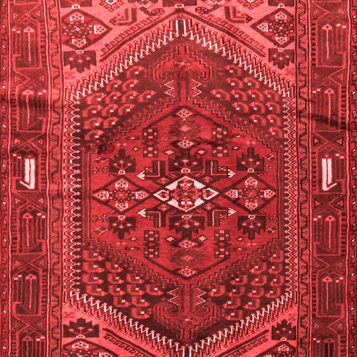 Machine Washable Persian Red Traditional Rug, wshtr1933red