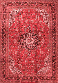 Medallion Red Traditional Rug, tr1934red