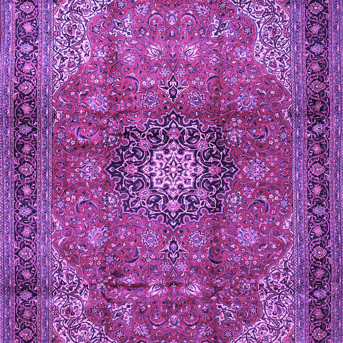 Medallion Purple Traditional Rug, tr1934pur