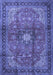 Medallion Blue Traditional Rug, tr1934blu