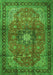 Medallion Green Traditional Rug, tr1934grn