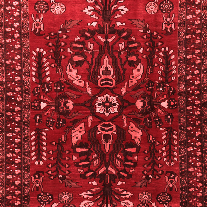 Machine Washable Persian Red Traditional Rug, wshtr1935red