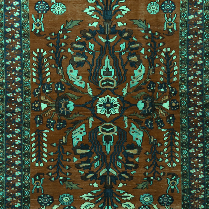 Persian Turquoise Traditional Rug, tr1935turq