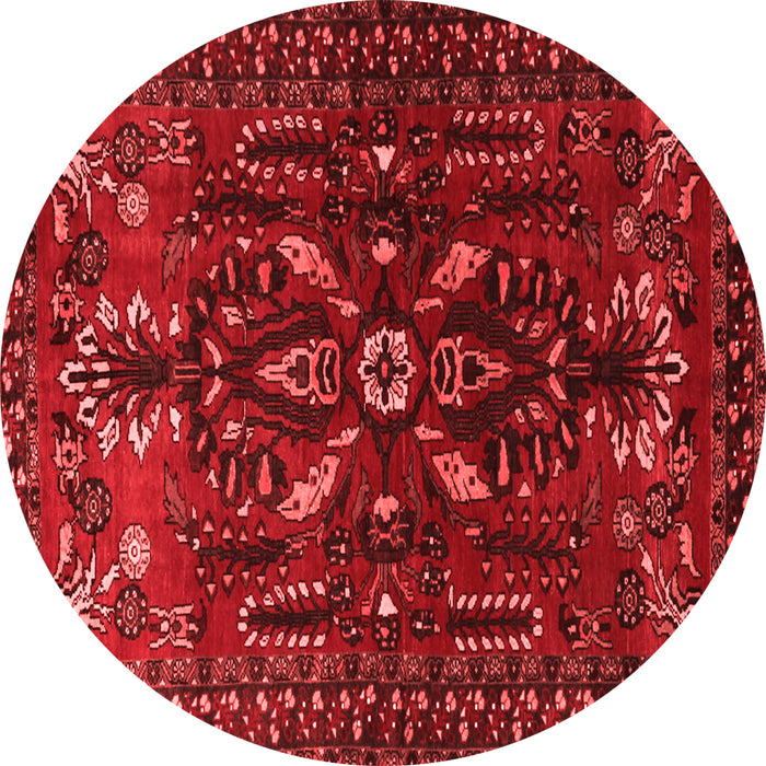 Machine Washable Persian Red Traditional Rug, wshtr1935red
