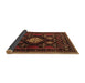 Sideview of Persian Brown Traditional Rug, tr1936brn