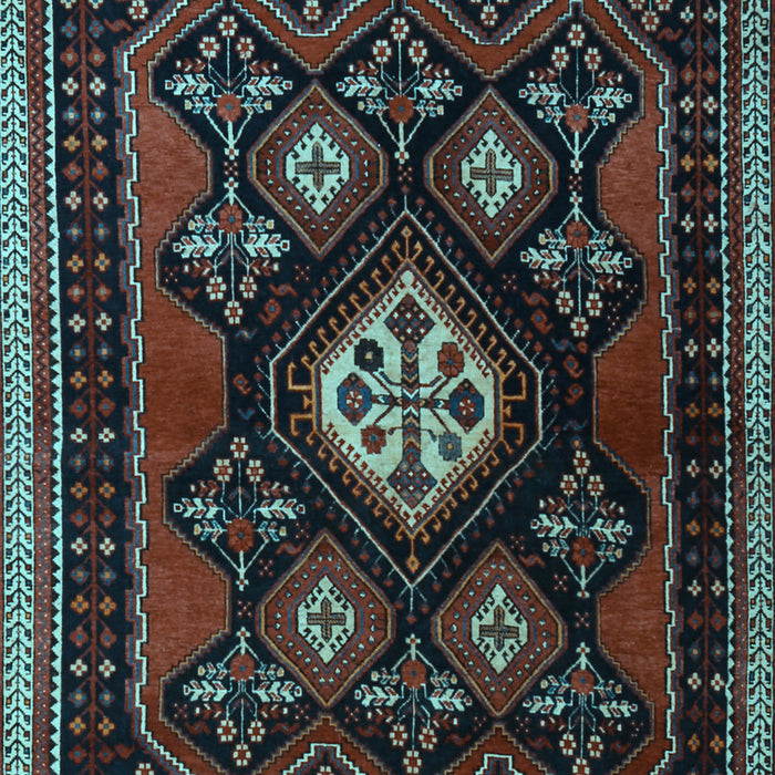 Machine Washable Persian Light Blue Traditional Rug, wshtr1936lblu